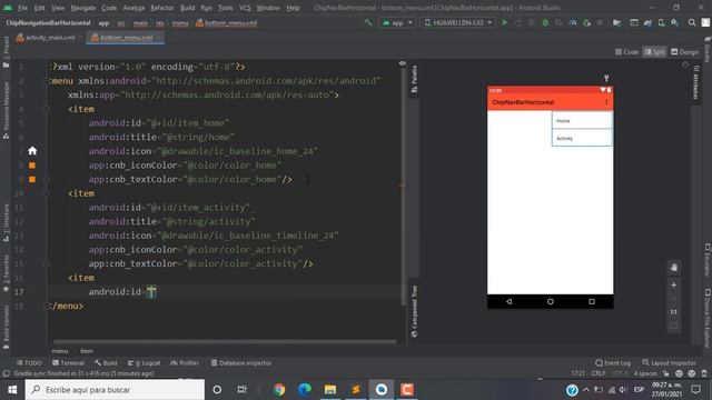 Chip Navigation Bar Horizontal part 1/2 смотреть онлайн