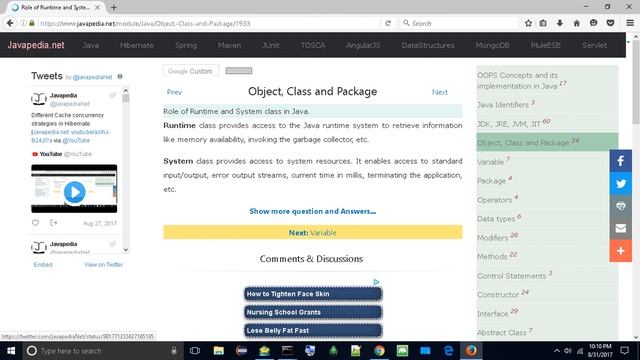 Role of Runtime and System class in Java.
| javapedia.net смотреть онлайн