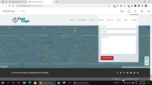 HR2 : Free Bootstrap 4 HTML5 Multipurpose Website Template смотреть онлайн