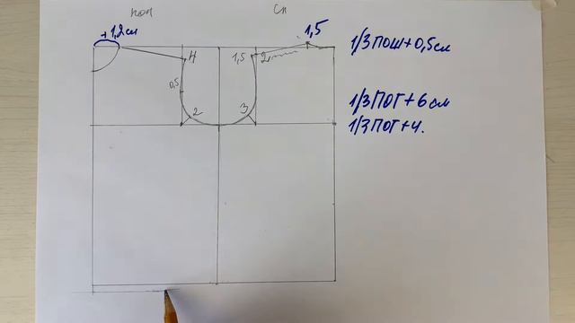 Построение выкройки рубашки/платья смотреть онлайн