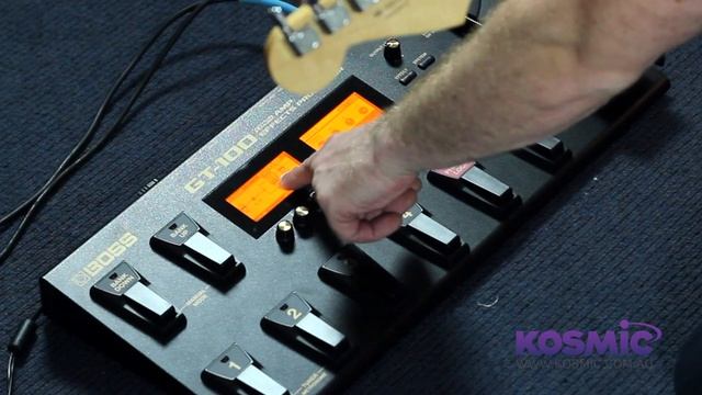 Boss GT-100 Multi-Effects Unit смотреть онлайн