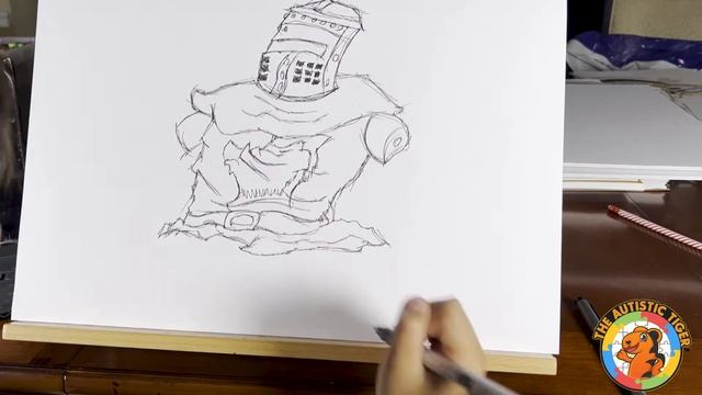9yo Autistic Savant Draws - Black Knight | Monty Python and the Holy Grail смотреть онлайн