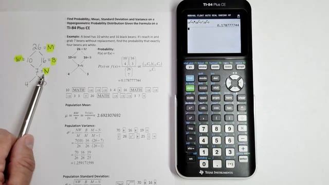 Population Mean, Standard Deviation & Variance on a Hypergeometric Prob. Dist. with a TI 84 Plus CE смотреть онлайн