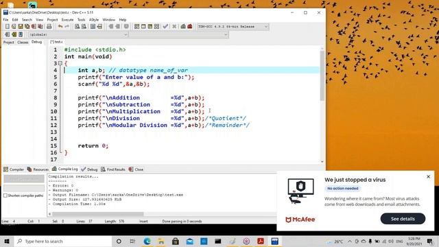 Data Structures with C|1.Introduction to Data Structure,Arithmetic Operator and Relational Operator смотреть онлайн