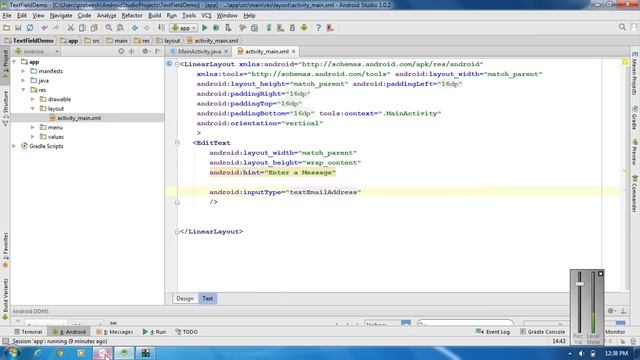 Android Studio Tutorial - 09 - Specifying the Keyboard Layout of EditText смотреть онлайн