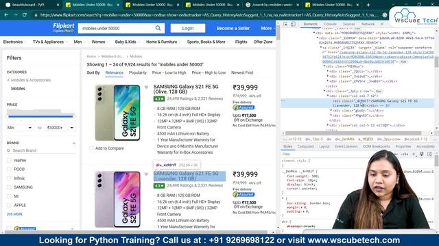 Scrap Flipkart ? Data Using BeautifulSoup | Web Scraping with Python ? смотреть онлайн
