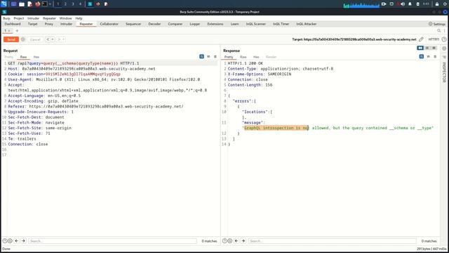 GraphQL API Vulnerabilities Lab#03 смотреть онлайн