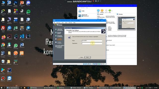 Instalasi Windows Server 2003 32 bit di VirtualBox смотреть онлайн
