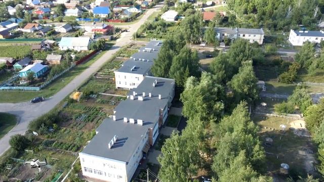 р.п. Колышлей Колышлейского района Пензенской области \ панорама в районе детского сада "Улыбка" смотреть онлайн