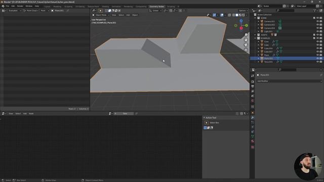 Blender Geometry Nodes - Sci-Fi City Generator смотреть онлайн
