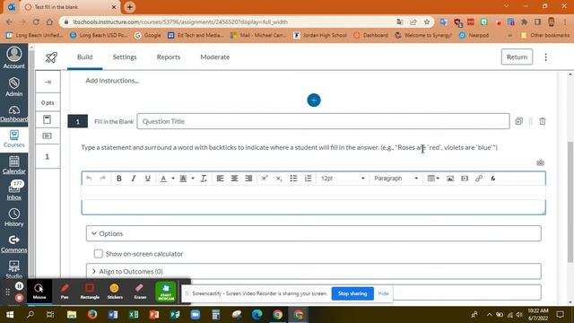 Canvas Quizzes Fill in The Blank (Solved) смотреть онлайн