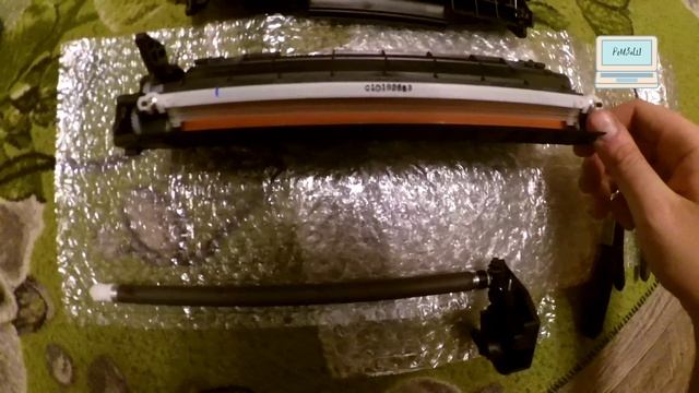 Как вынуть оторванную защитную ленту из нового картриджа (Canon 703, fx10) смотреть онлайн