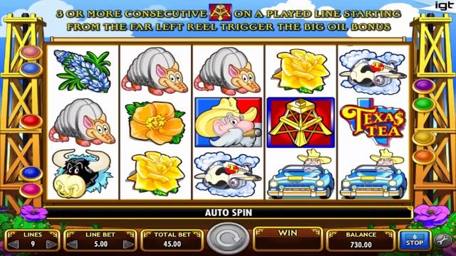 IGT Texas TEA Slots Gameplay смотреть онлайн