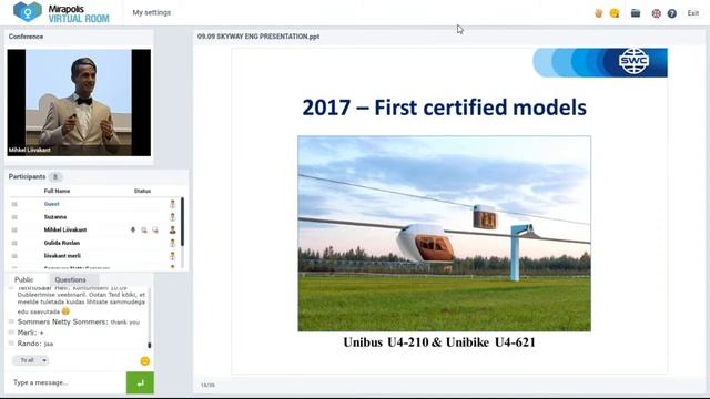 SkyWay presentation and latest news. Speaker: Mihkel Liivakant. Sept. 9, 2020 at 19:00-20:00 UTC+3 смотреть онлайн