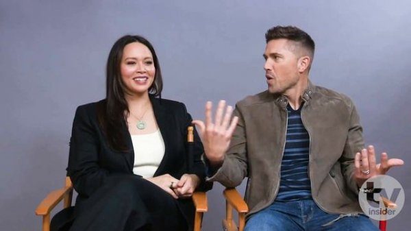 THE ROOKIE's Melissa O'Neil & Eric Winter talk the "Chenford" love from the fans | TV Insider