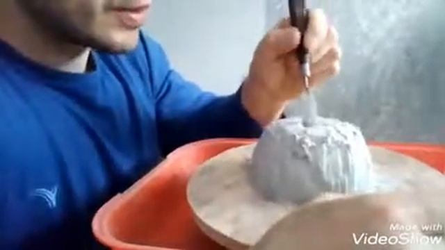 делаю плошку для цветов из гипсовой штукатурки смотреть онлайн