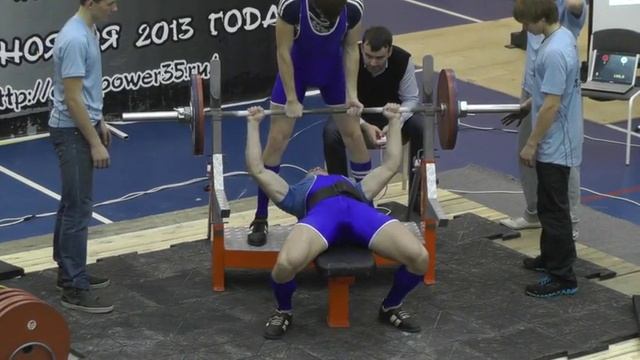 Кубок Восточной Европы | Вологда 2013 | жим лежа 117,5 кг | соревнования по пауэрлифтингу AWPC б/э смотреть онлайн