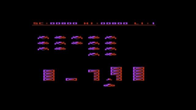 Commodore VIC20 -=Yet Another Space Invaders Clone (Y.A.S.I.C.)=- смотреть онлайн