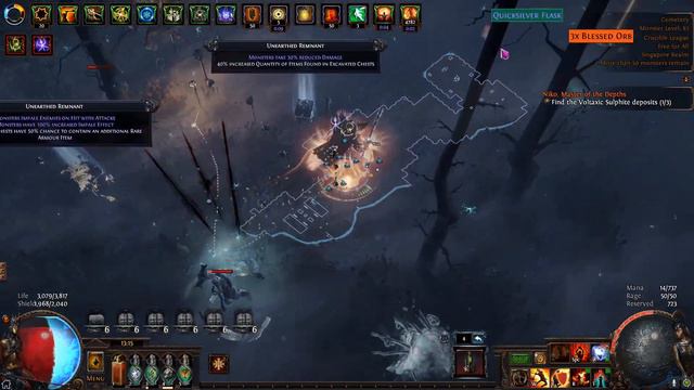 POE 3.21 (Crucible) - Champion Cold Spectral Shield Throw (SST) high budget смотреть онлайн