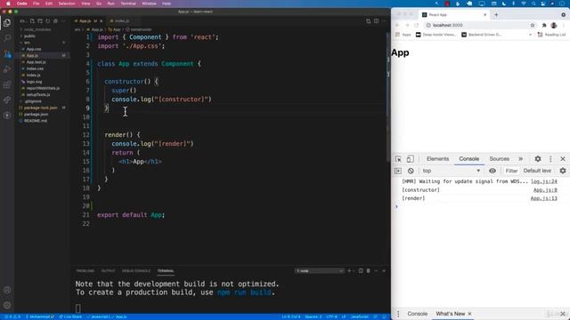 React Lifecycle Functions for Class Based Components - React JS for the Absolute Beginner смотреть онлайн