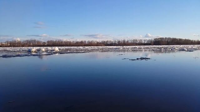 Лед пошел )))!!! Омск р. Иртыш смотреть онлайн