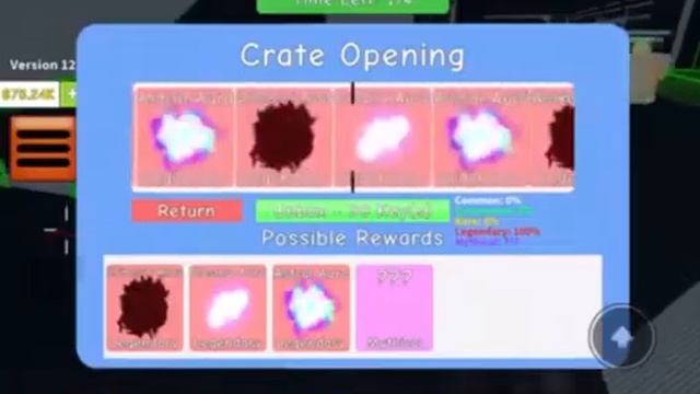 Roblox Zombie Attack opening my first legendary crate I got a Astral Aura смотреть онлайн