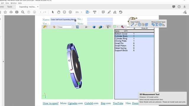 Open and review 3D model with PDF reader смотреть онлайн