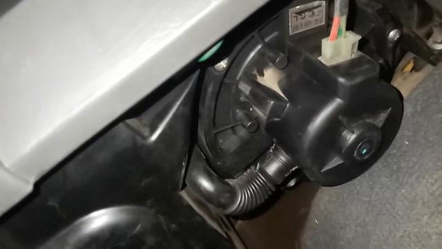 Kia Spectra 2007 Rs 1.6, замена салонного фильтра, нюансы снятия вентилятора печки.