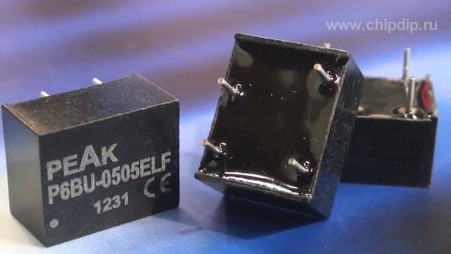 DCDC преобразователи серии P6BU компании PEAK смотреть онлайн