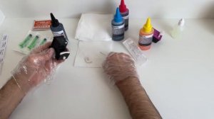 Refill cartridge HP Balck | Color HP DeskJet 2700 series | اعادة تعبئة حبر الطابعات hp