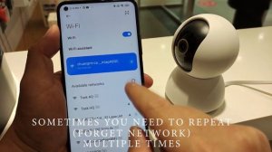 Xiaomi 360 camera "Cannot connect to WiFi" and "No device found" Fix