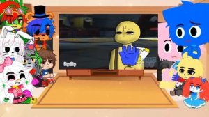 [OLD]Security Breach and Poppy Playtime React to?Funny Memes?[Part 1][MY AU]|FNAF SB|Poppy Playtime