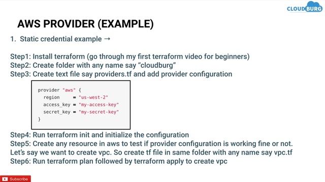 Terraform Tutorial for Beginners 2 - Providers смотреть онлайн