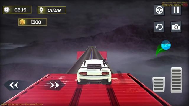 Stunt Car Impossible Tracks Drive Mania - Best Android GamePlay смотреть онлайн