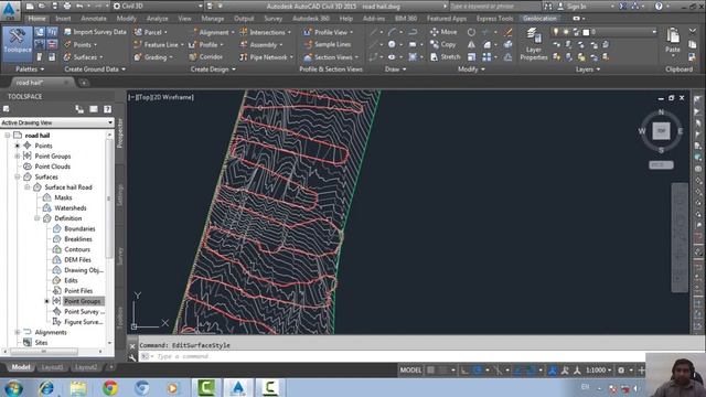 Autocad Civil 3D surfaces creating and editing in urdu part 2 смотреть онлайн