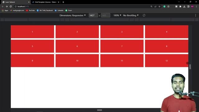 how to use grid template columns in tailwind css or how its work смотреть онлайн