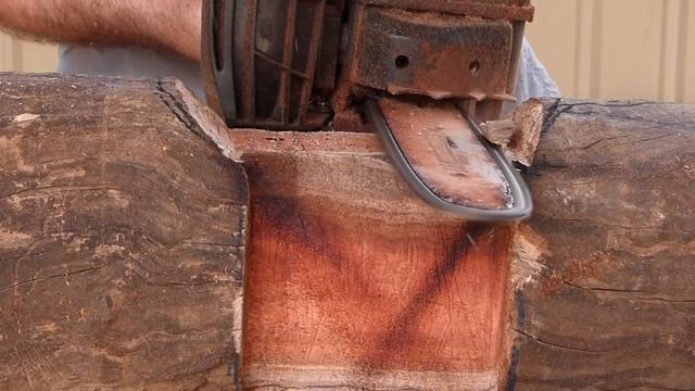 Rustic Outdoor Table, Woodworking With A Chainsaw.