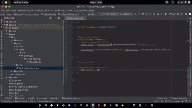 Flutter Event Channel (Kotlin) : Create a Compass App With Android Magnetic Field Sensor смотреть онлайн