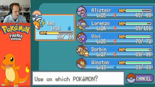 Pokemon Fire Red Randomizer Nuzlocke #14 | Winston & The Rock Tunnel