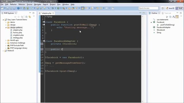 Adapter Pattern - PHP Design Patterns смотреть онлайн