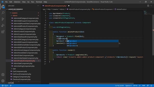 Laravel 8 E-Commerce - Problem of Product Image Deletion and Their Solution смотреть онлайн