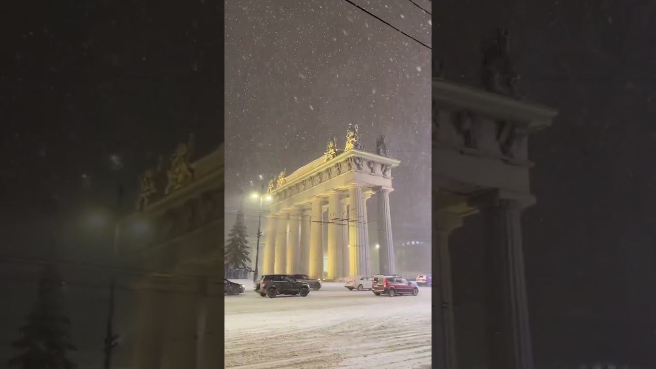 Как живет город в снегопад