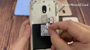 Samsung J2 Pro 2018: How To Insert Sim Card and MicroSD Card