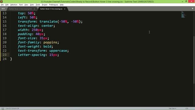 CSS Neon Button Effects on Hover | Glowing Bar Crossing смотреть онлайн