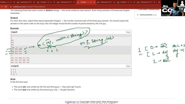 A B C D Solved | Codeforces Round 817 (Div. 4) | Division 4 | Hindi смотреть онлайн