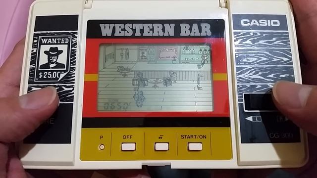 Vintage Casio Western Bar handheld game смотреть онлайн