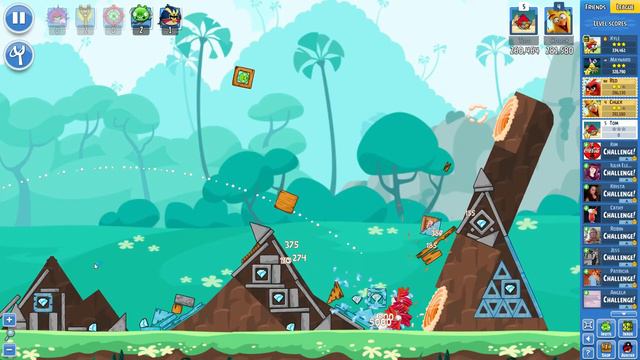 Angry Birds Friends on Facebook Weekly Tournament Level 2 No Power Ups 3 Stars September 7 2017 смотреть онлайн