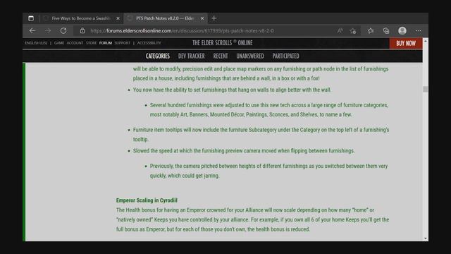 ESO Update 36 Quality of Life Changes! PTS Patch Notes! смотреть онлайн