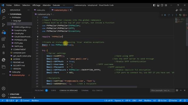 Formulaire de contact PHP + envoi d'email смотреть онлайн