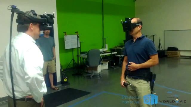 WorldViz Multi-user Virtual Reality with Wireless Oculus Rift смотреть онлайн
